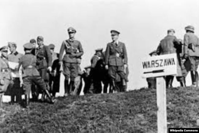 Начало немецкого наступления на Польшу