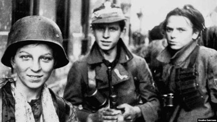 Участники Варшавского восстания, сентябрь 1944 года