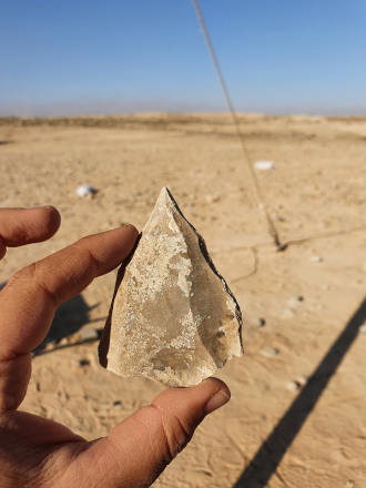На юге Израиля обнаружена мастерская времен среднего палеолита