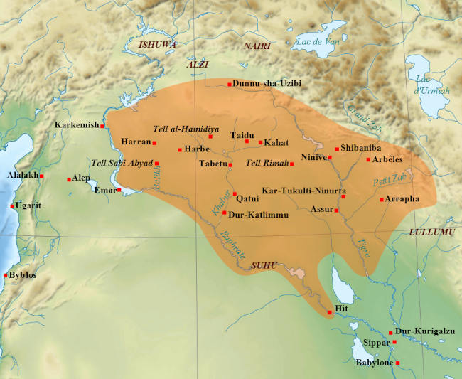 Ассирия при Салманасаре I после окончательного разгрома Митанни. Середина XIII в. до н. э.