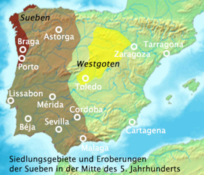 Государство свевов в Испании (409 – 585 гг)